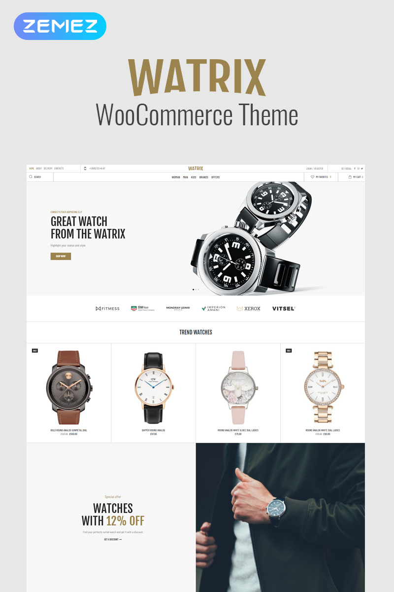 WordPress WooCommerce - W377