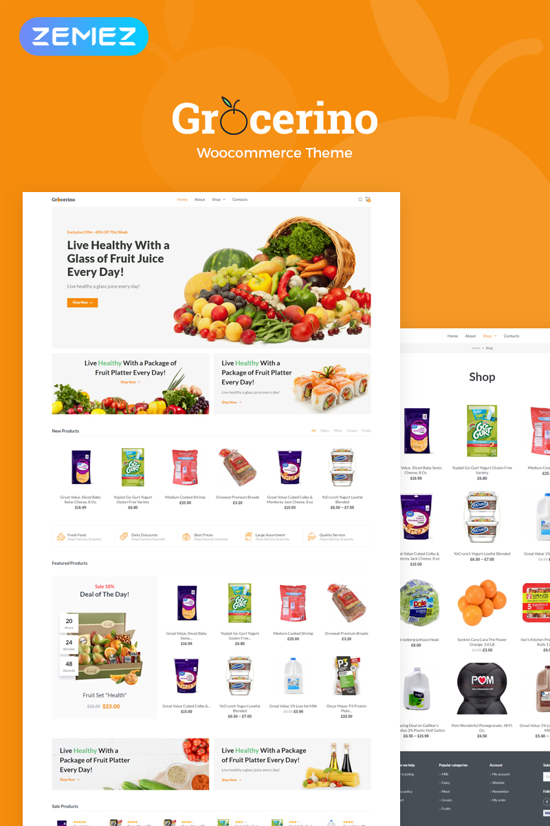 WordPress WooCommerce - W737