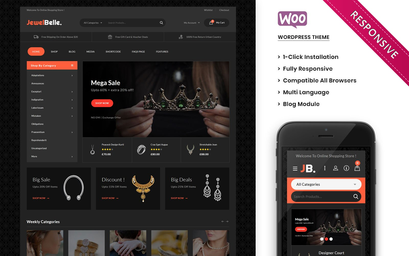 WordPress WooCommerce - W950